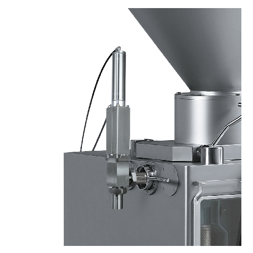 Vertical dosing valve for accurate food portioning