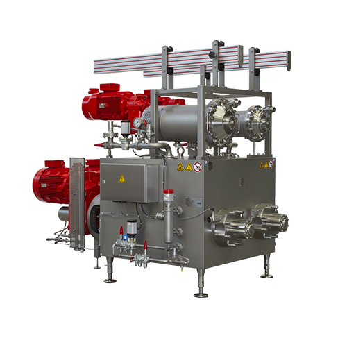 Scraped surface heat exchanger for high-viscous products