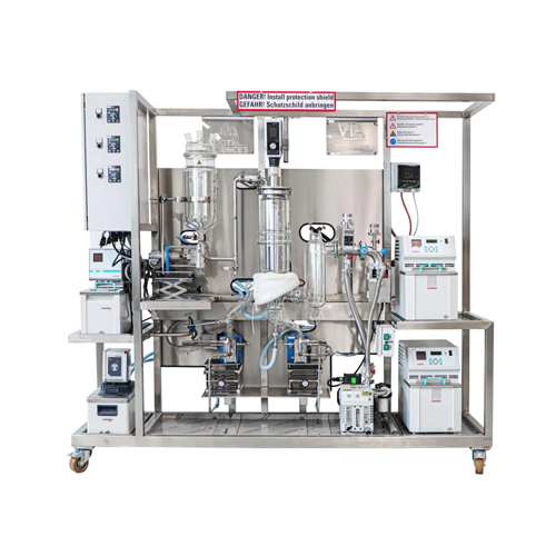 Wiped-film short-path distillation equipment for cannabis processing