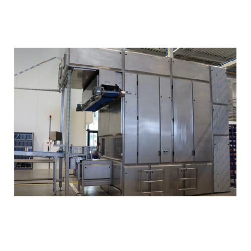 First proofer for industrial bakeries