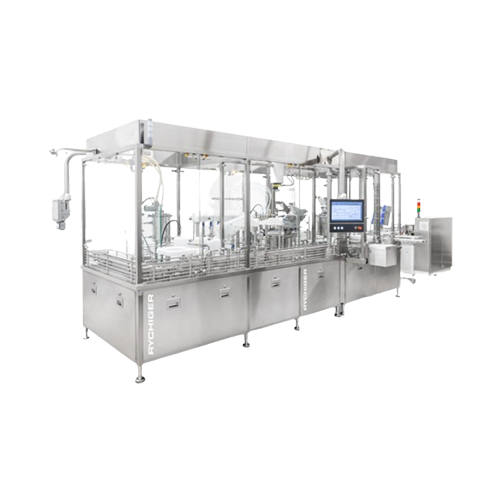 Aseptic handling and fill-finish platform for Rtu syringes, vials, and cartridges