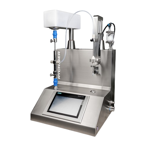 Semi-automatic filling solution for syringes and vials in isolators