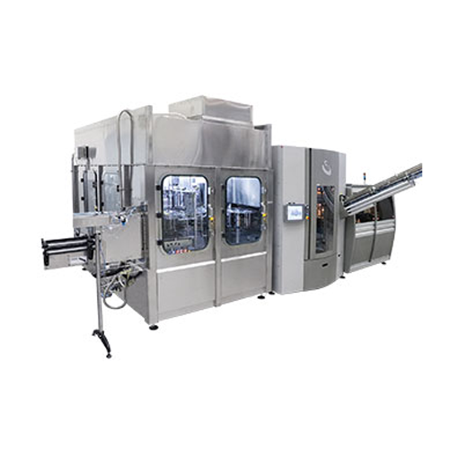 Integrated stretch-blow moulding, filling, and capping system for still liquids