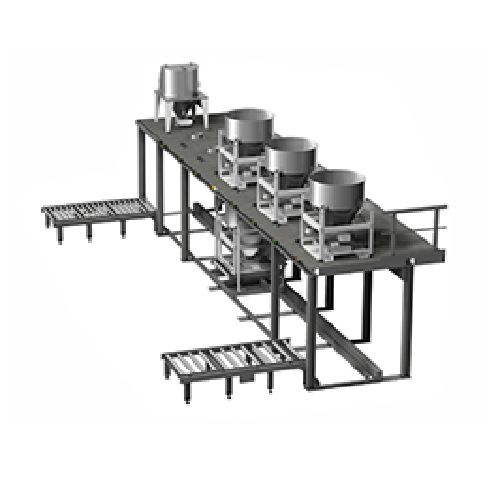 Batch ingredient dosing system for high-accuracy weight control