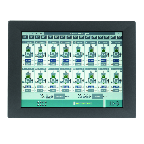 Gravimetric feeder operator interface