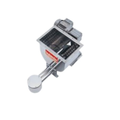 Twin screw volumetric feeder for poor flowing powders