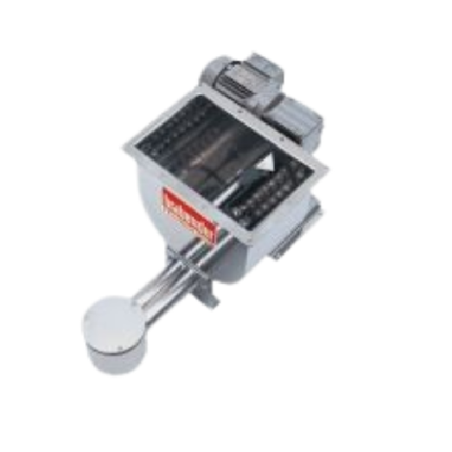 Twin screw feeder with stirring agitator for poor flowing powders