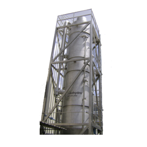 Flash cooler for sweetened condensed milk production