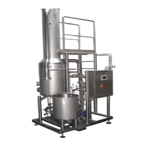 Small scale continuous evaporator