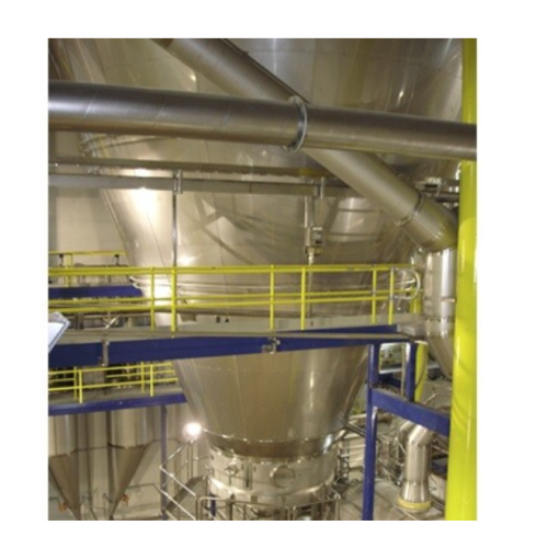 Spray dryers for producing free-flowing dustless powders