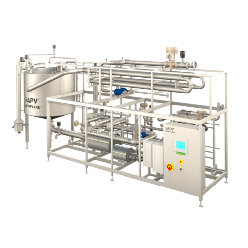 Continuous sugar dissolver for beverage processing