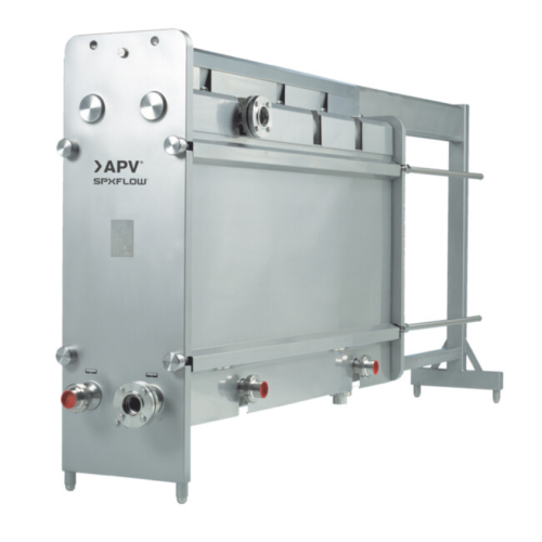 Sanitary gasketed plate heat exchangers for clean applications