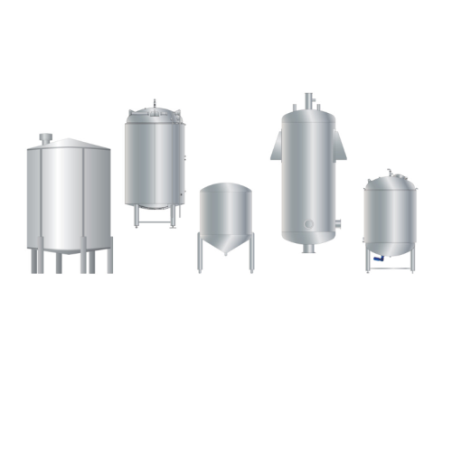 Hygienic tanks for various processing needs