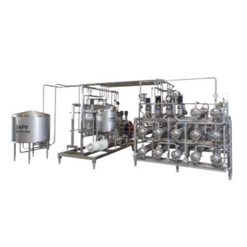Tubular ultra high temperature processing system for dairy products