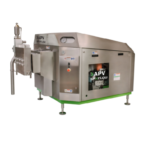 High pressure homogenizer for dairy and pharmaceutical industries