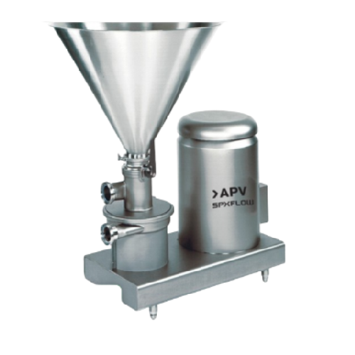 Batch powder mixer for circulatory dispersion