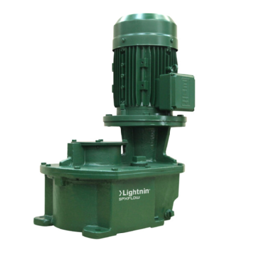 Medium torque mixer for chemical processing