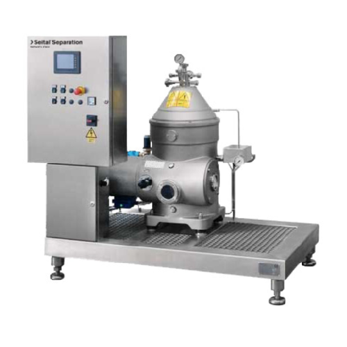 Self-cleaning separator for industrial liquid/solid separation