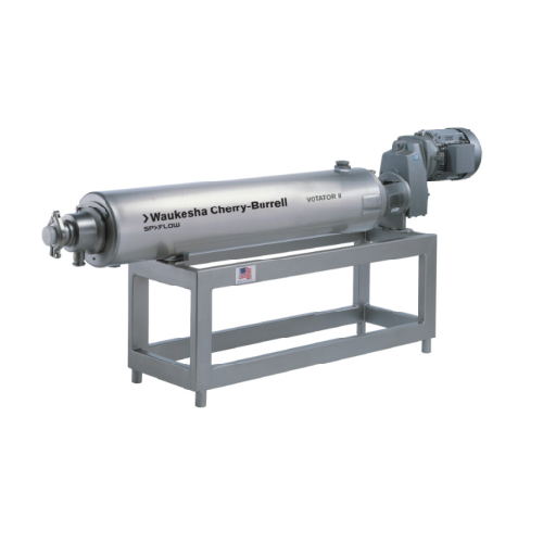 Scraped surface heat exchangers for high viscosity products