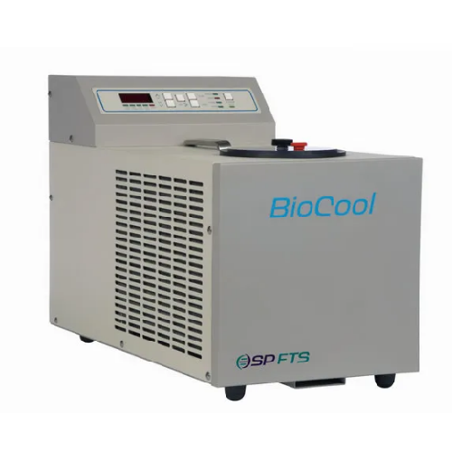 Controlled freezer for biological samples