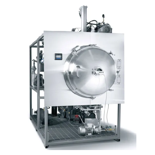 Production freeze dryer for pharmaceutical manufacturing
