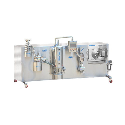 Compact wet granulation r&d system