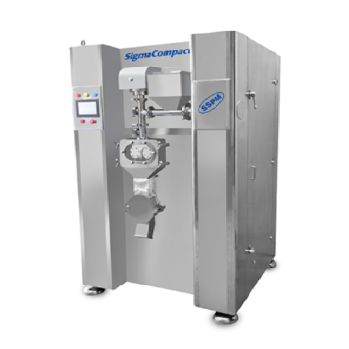 Dry granulation roll compactor