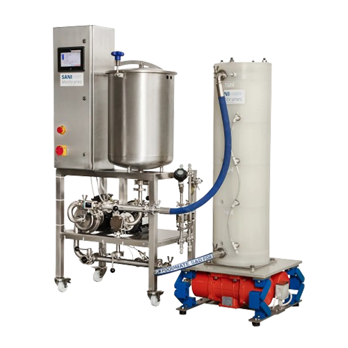 Feed system for pilot-scale microfiltration and ultrafiltration applications