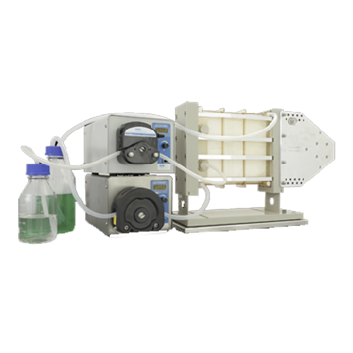 Lab-scale filtration system for micro- and ultrafiltration