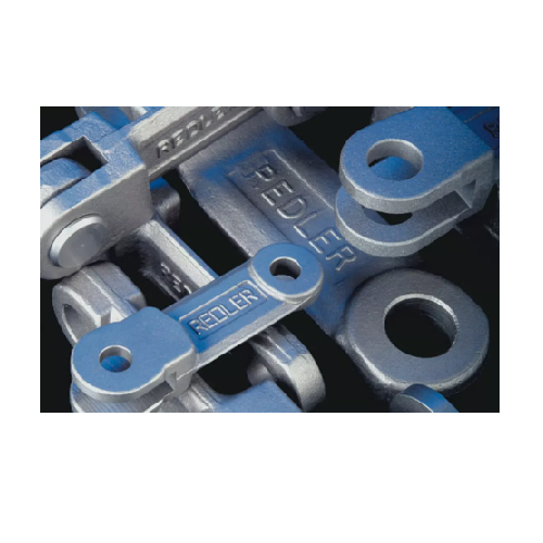 Drop forged chain for drag chain conveyors