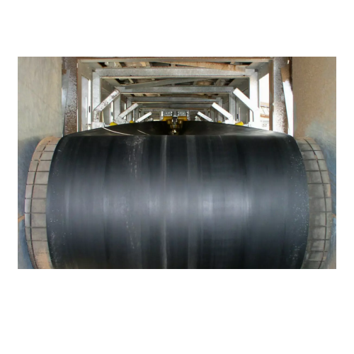 U-belt conveyor for bulk material transport