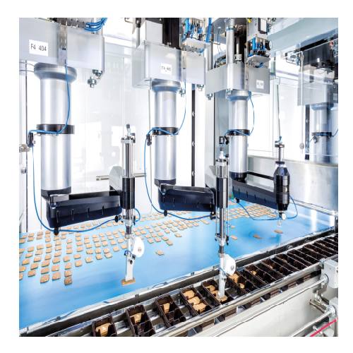 Pick and place robotic system for product handling