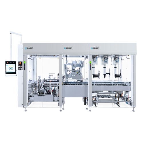 Flowpacker for packaging products in flowpacks
