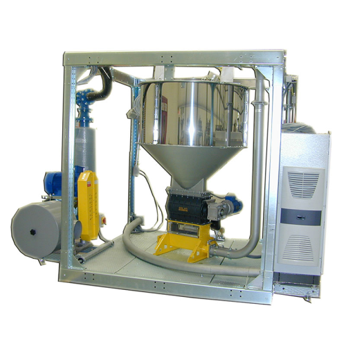 Compression pneumatic line for green coffee handling