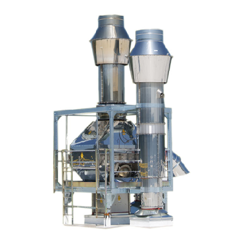 Catalytic converter for industrial coffee roasting