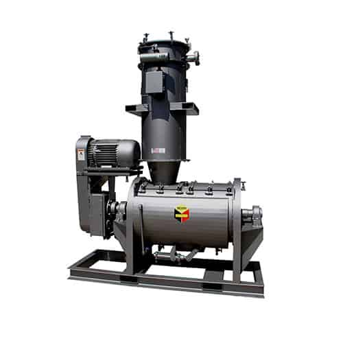 Industrial vacuum batch dryer for reducing moisture content