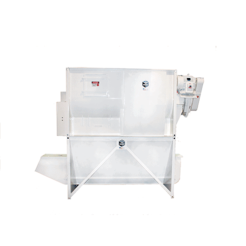 Surge hoppers for efficient batch mixing