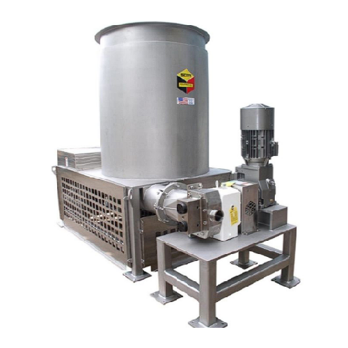 Feeding system for filter cake and wet pet food