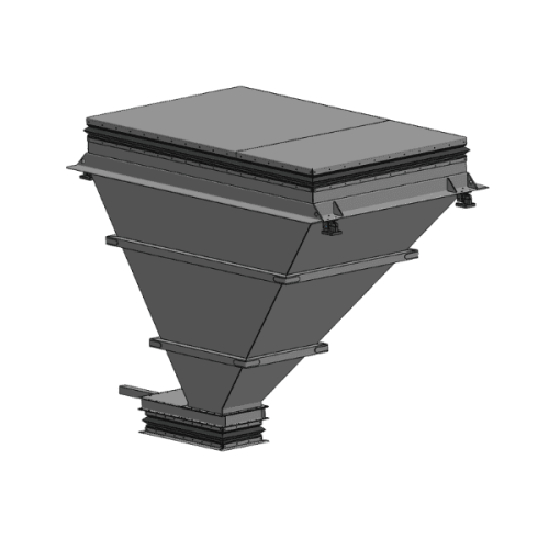 Scale hopper for industrial batch weighing