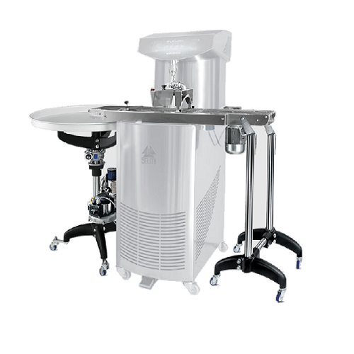 Chocolate truffle enrobing system