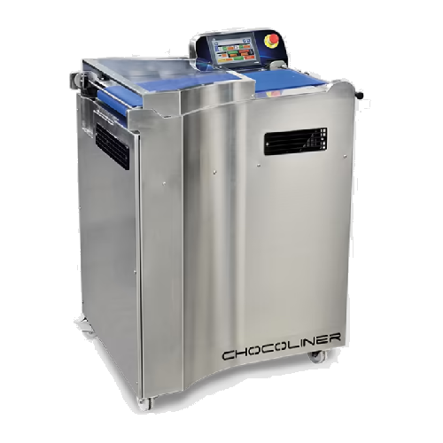 Chocolate products aligner for chocoform extruder