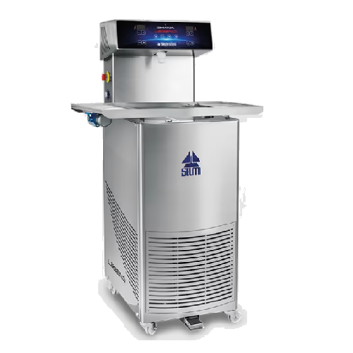 Professional chocolate tempering system for chocolatiers