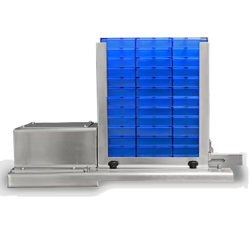 Automatic chocolate mould loader