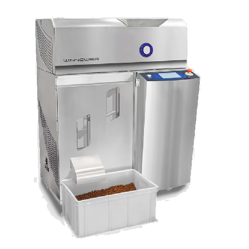 Cocoa bean winnower