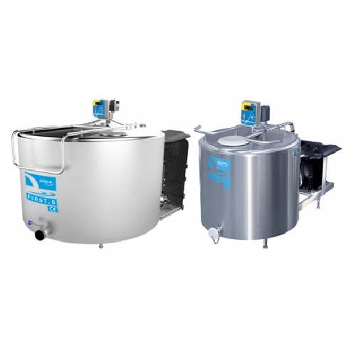 Open milk cooler from 300 to 1,500 liters capacity