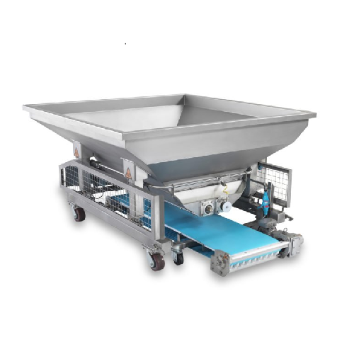 Dough chunkers for bakery production