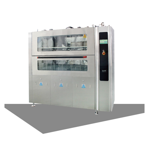 Laboratory cage box cleaning system