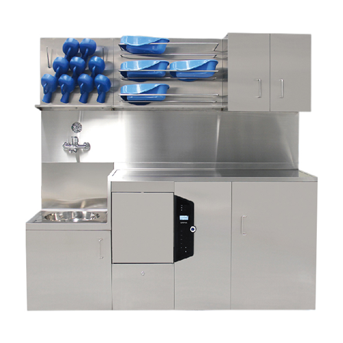 Quick ward washing-disinfection solution for hospitals