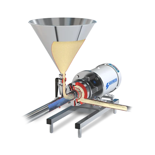 High shear powder mixing solution