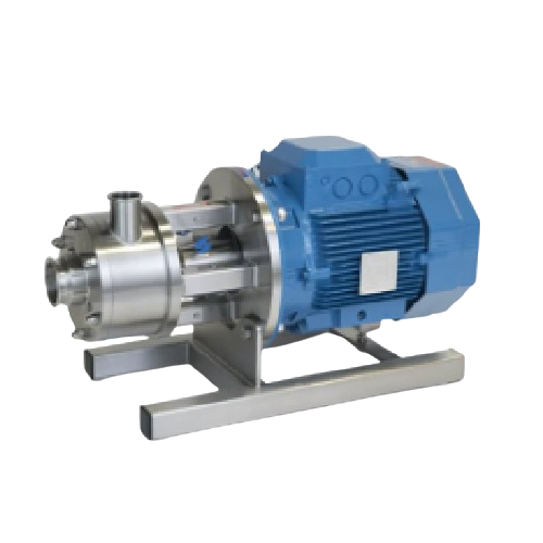 High shear mixer for efficient particle size reduction